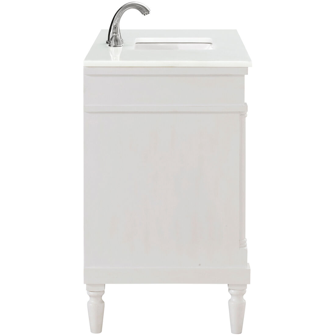 Lexington 42 X 21.5 X 35 inch Antique White Vanity Sink Set