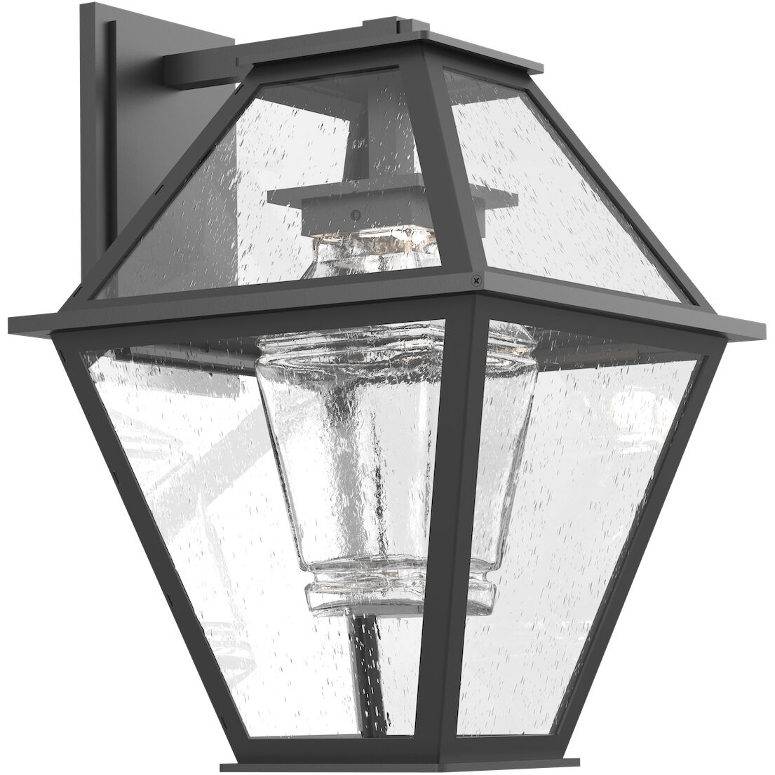 Terrace LED 24 inch Argento Grey Outdoor Sconce in 3000K LED, Nested Lantern