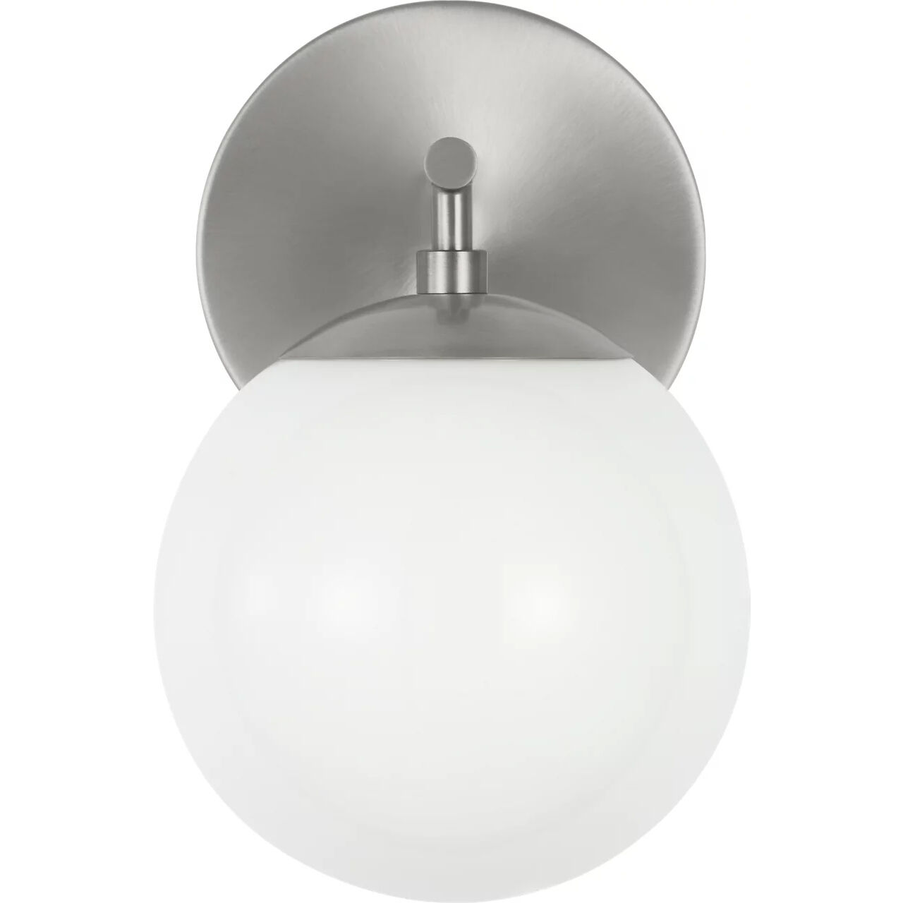 Nube 1 Light 7 inch Brushed Nickel Vanity Light Wall Light in Standard