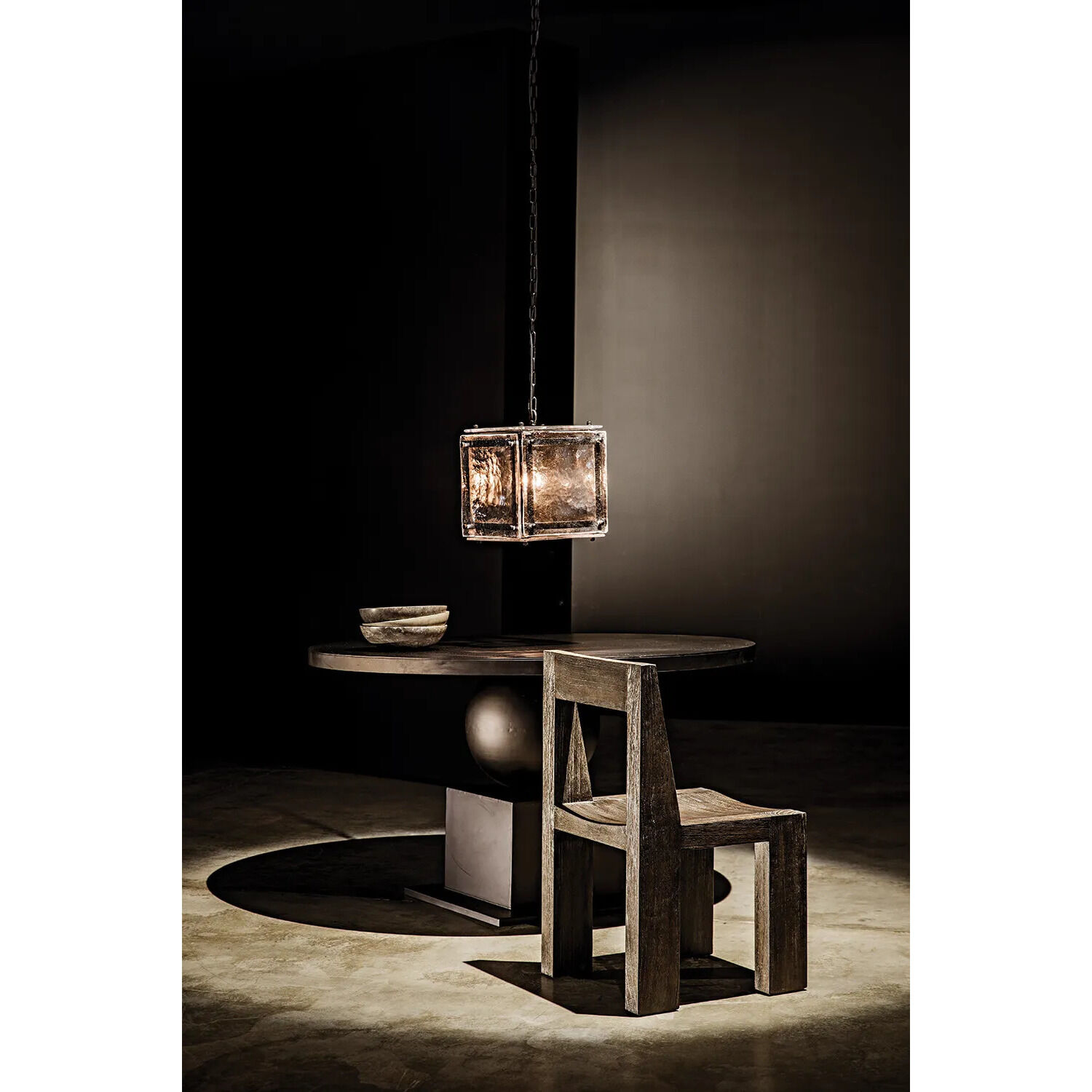 Emira 52 X 52 inch Matte Black Dining Table