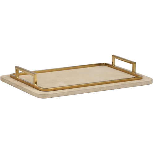 Harrison Brown and Gold Tray