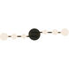Juniper LED 28.63 inch Black Bath Vanity Light Wall Light