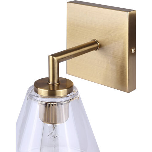Berklie 1 Light 8 inch Gold Vanity Light Wall Light