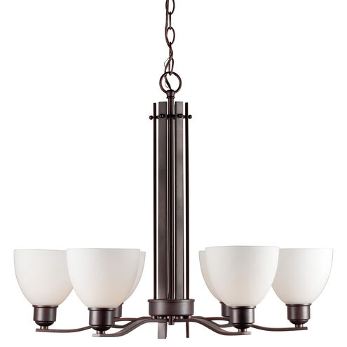 Signature 6 Light 28 inch Antique Bronze Chandelier Ceiling Light