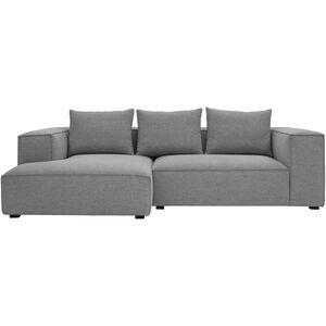 Basque Grey Sectional, Left