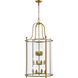 Wyndham 12 Light 22 inch Heirloom Brass Chandelier Ceiling Light