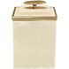 Brenner 5.25 X 5.25 inch Ivory with Brown Box, Set of 2