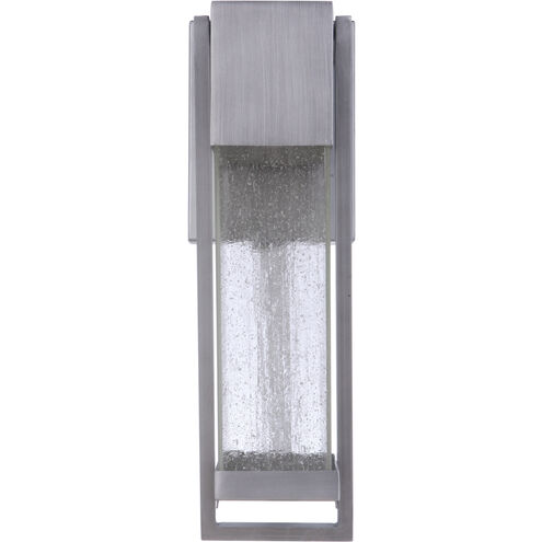 Bryce LED 14 inch Brushed Titanium Outdoor Wall Lantern