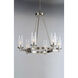 Crescendo 6 Light 25 inch Satin Nickel Single-Tier Chandelier Ceiling Light