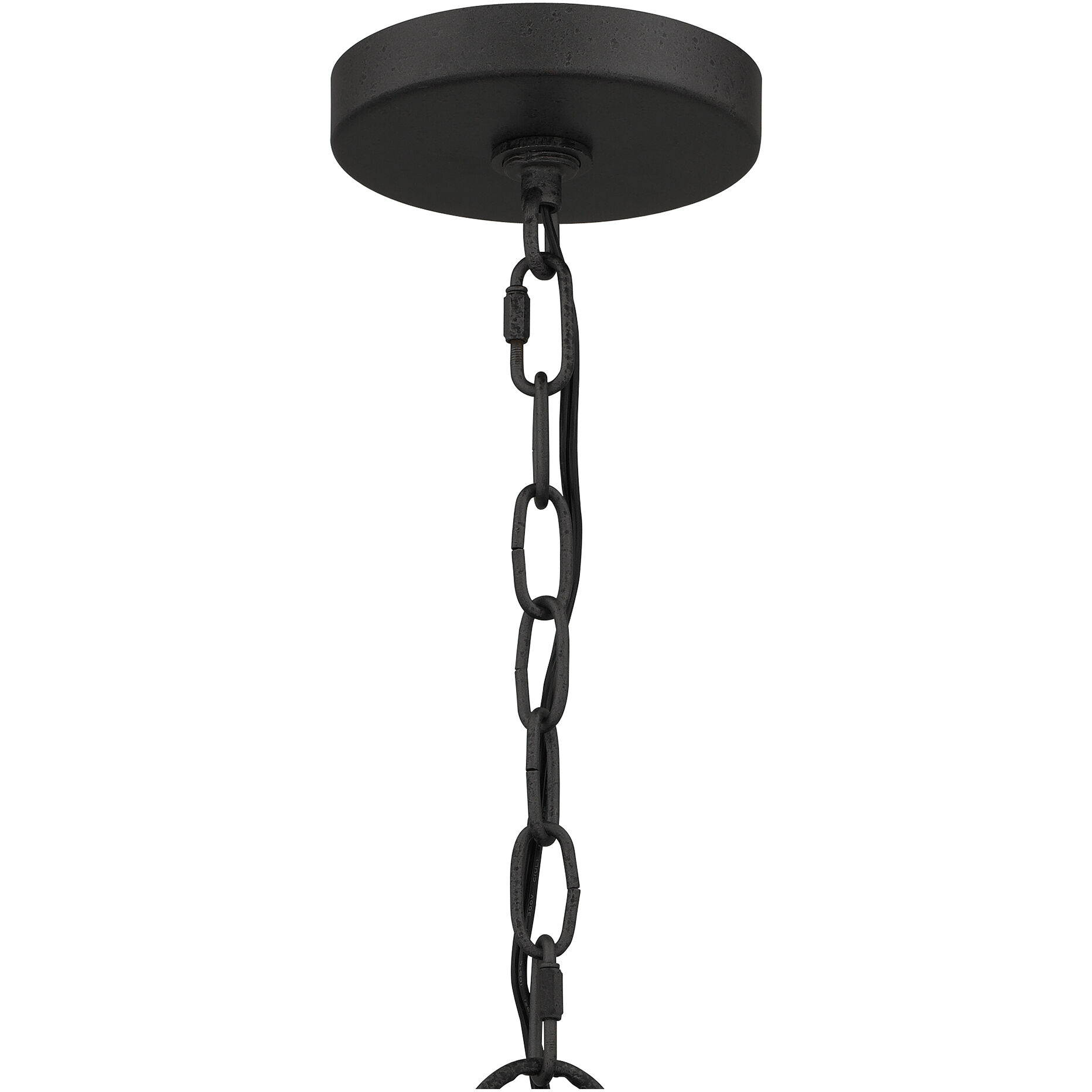 Benton 4 Light 20.75 inch Distressed Iron Pendant Ceiling Light