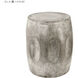 Wotran 18 X 16 inch Polished Concrete Accent Table