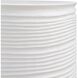 Borderline 18 X 13 inch Plaster White Drum Table