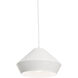 Milo 1 Light 11 inch White Pendant Ceiling Light