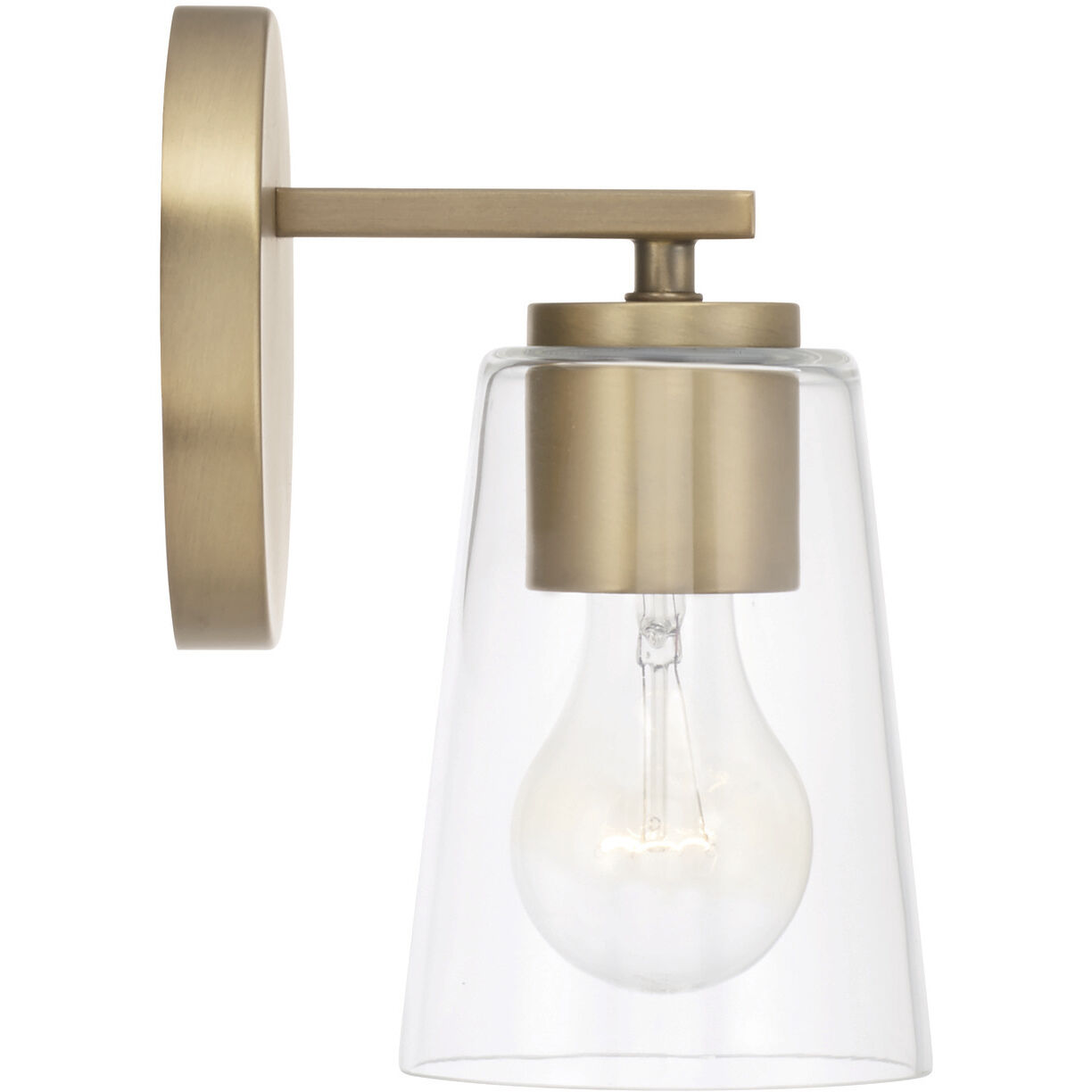 Portman 1 Light 5 inch Aged Brass Sconce Wall Light