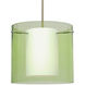 Pahu 12 LED Satin Nickel Stem Pendant Ceiling Light