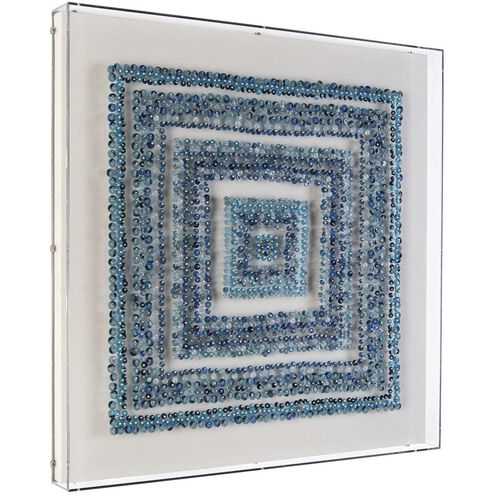 Tony Fey's Layers of Tranquility II 32 X 32 inch Abstract Art