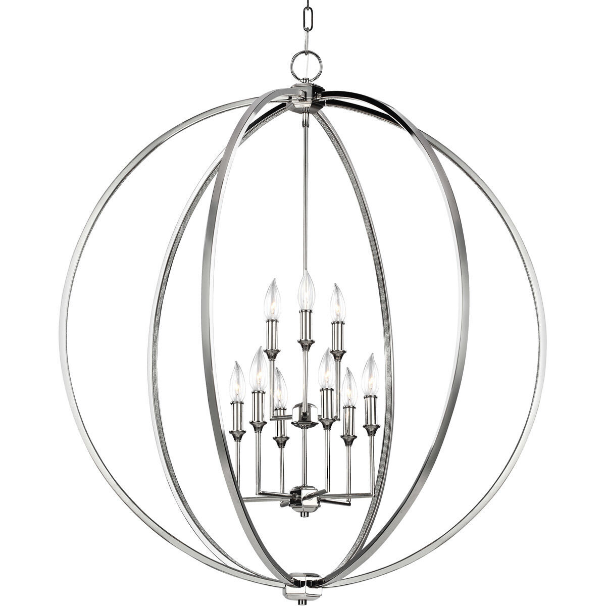 Sean Lavin Corinne Pendant Ceiling Light in Polished Nickel