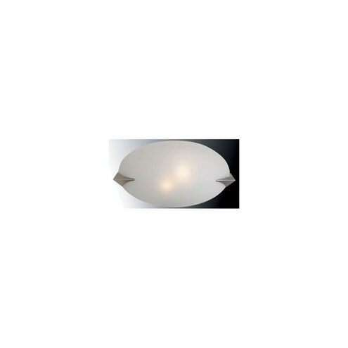 Franco-Goccia 2 Light 22 inch Polished Steel Flush Mount Ceiling Light