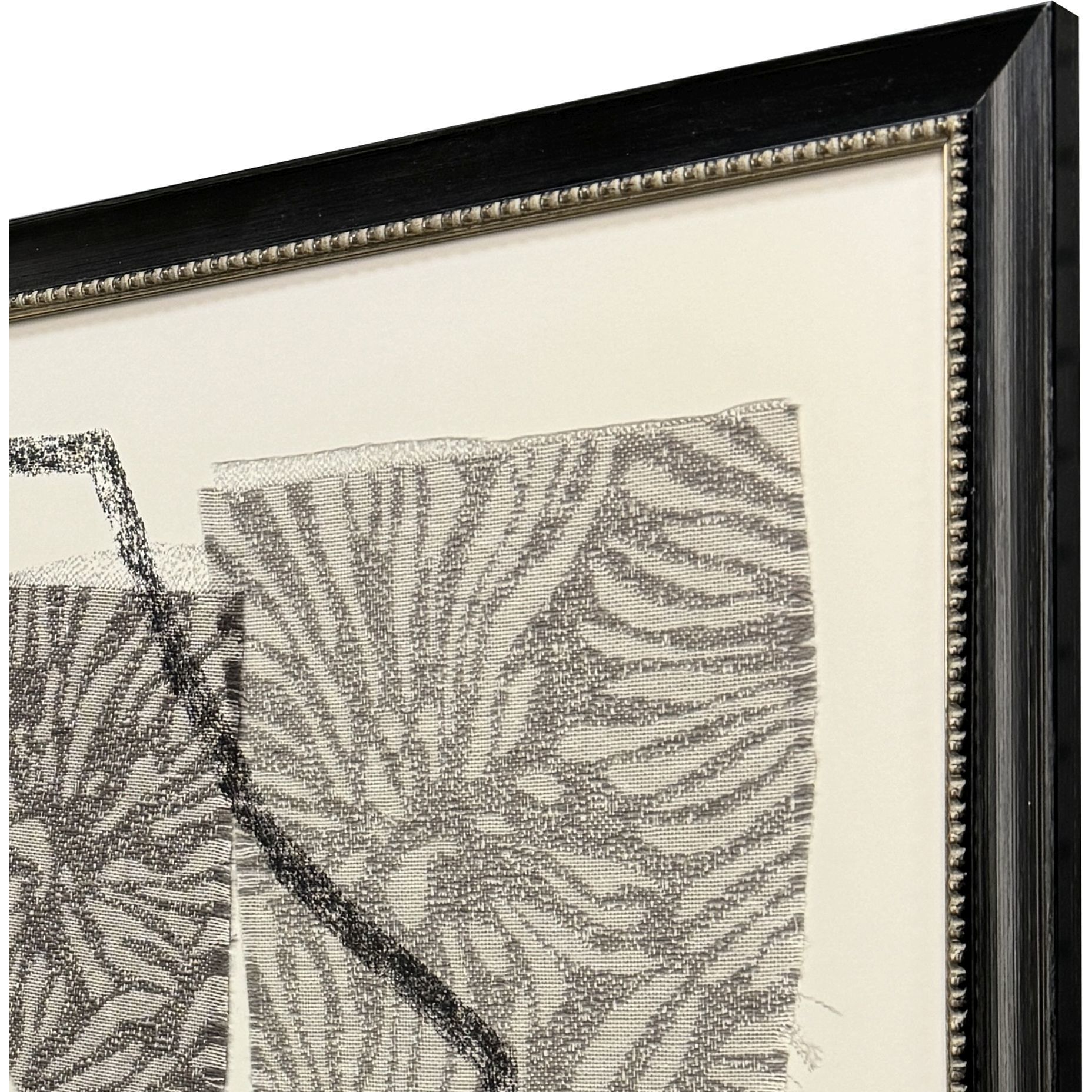 Bold Blends Multi and Black and Brown and Orange Framed Art