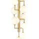 Keir LED 8 inch Gold Chandelier Ceiling Light