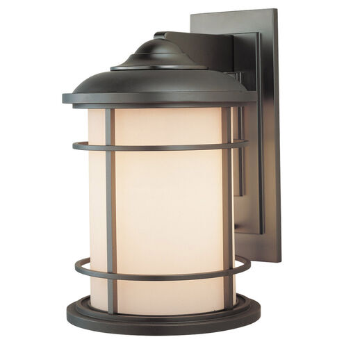 Lighthouse 1 Light 14.38 inch Burnished Bronze Outdoor Wall Lantern, Large