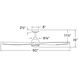 Aileron 60 inch Matte White with Heritage Brass with Matte White Blades Smart Fan