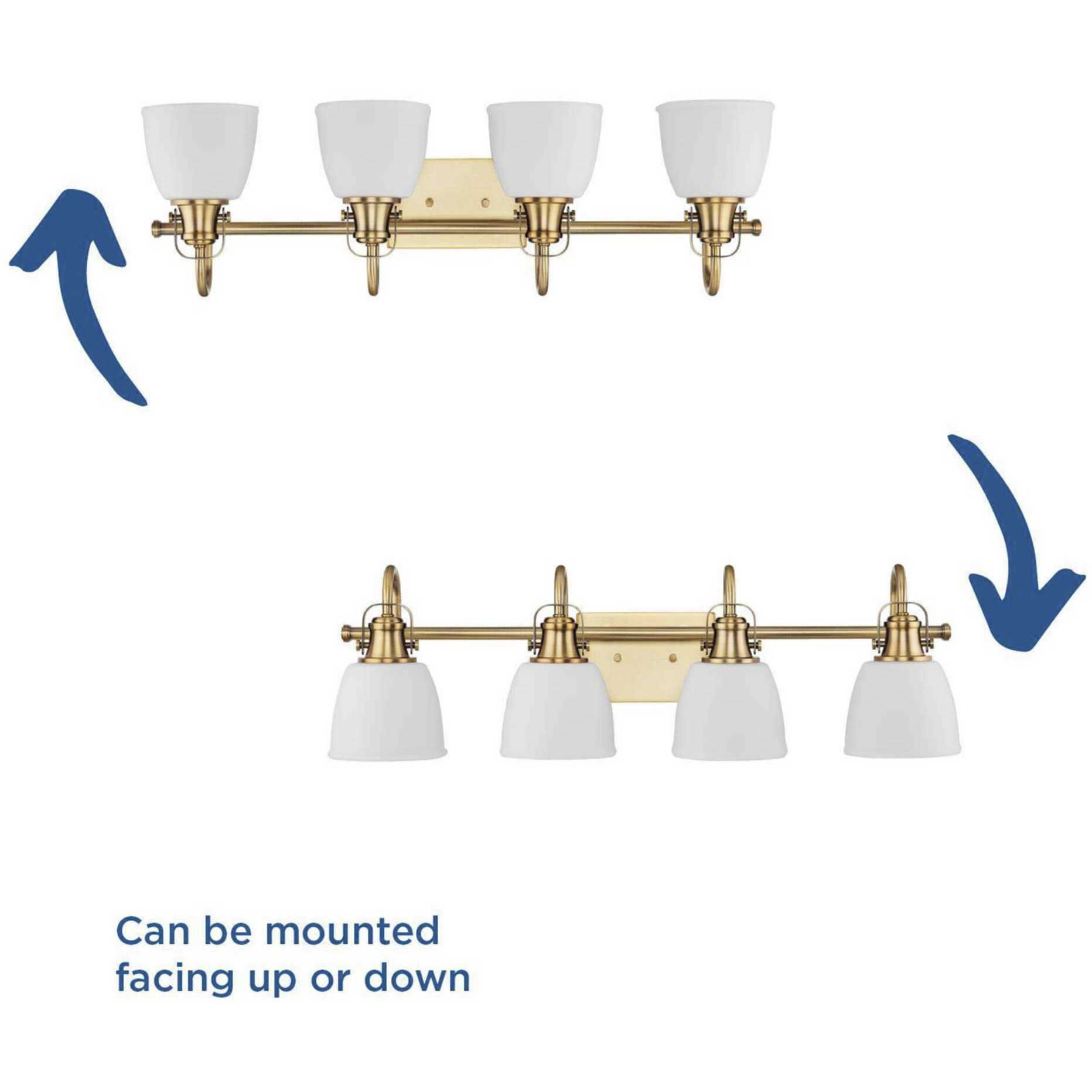 Preston 4 Light 30.5 inch Matte Black Vanity Light Wall Light