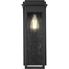 Dunton 1 Light 18.5 inch Black Outdoor Wall Sconce