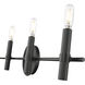 Skyva 4 Light 31.5 inch Matte Black Vanity Light Wall Light
