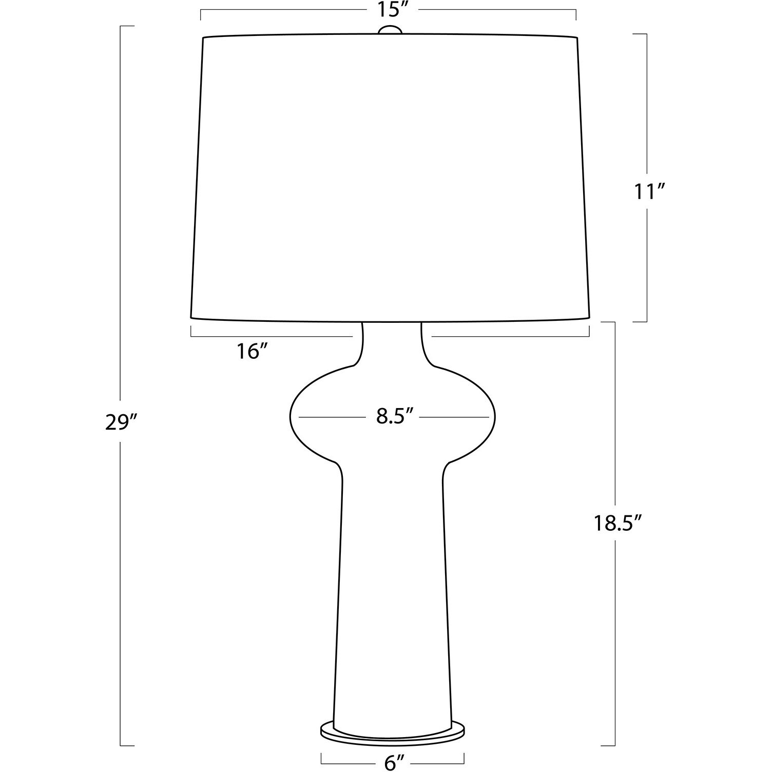 Sabina 29 inch 150.00 watt Ivory Table Lamp Portable Light