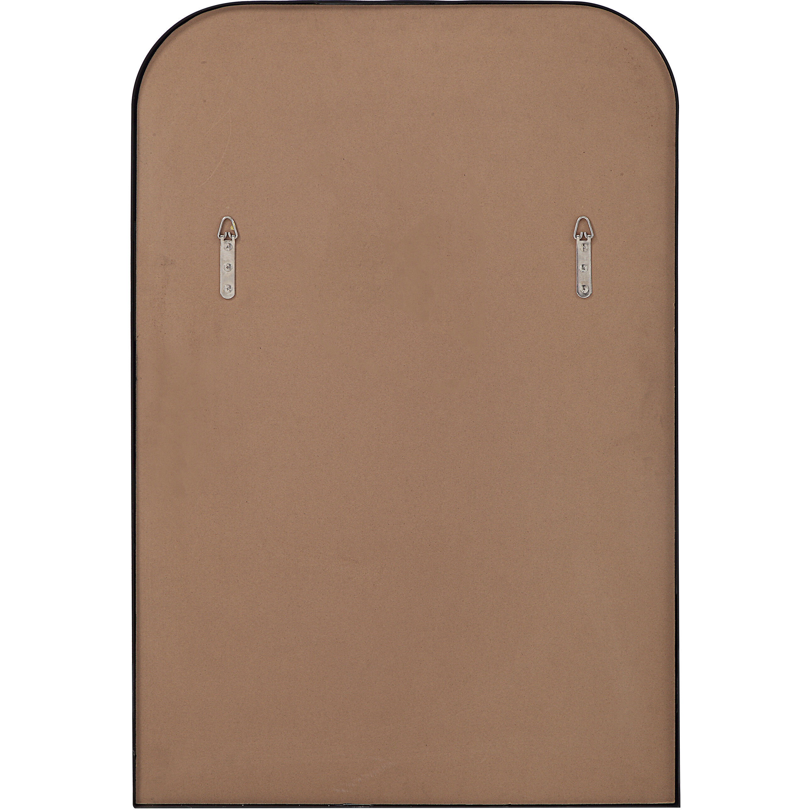 Dovima 36 X 24 inch Textured Black Wall Mirror