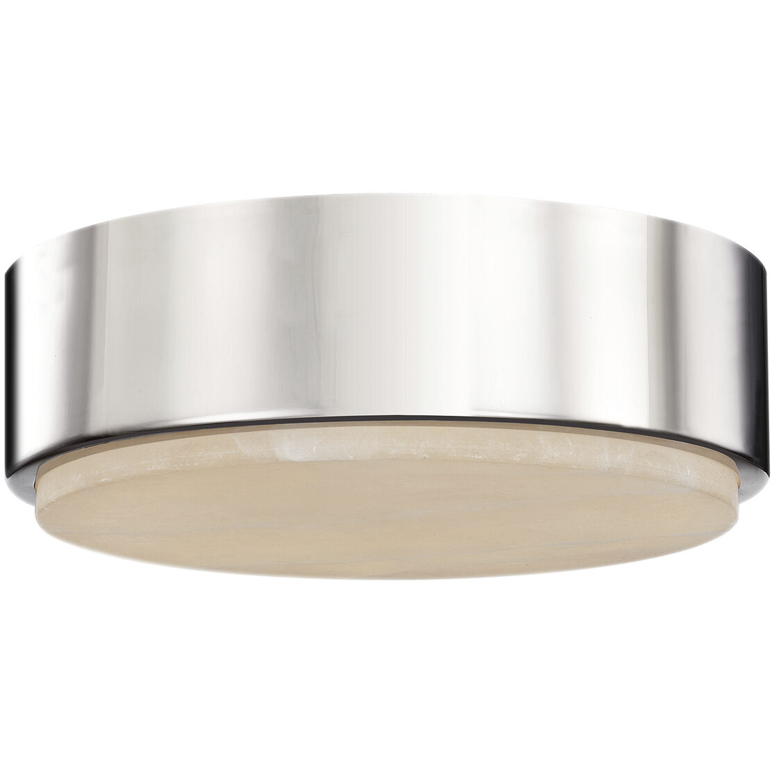 Blanco LED 7.88 inch Polished Nickel Flush Mount Ceiling Light