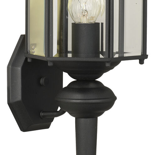 Brentwood 1 Light 26 inch Black Outdoor Sconce
