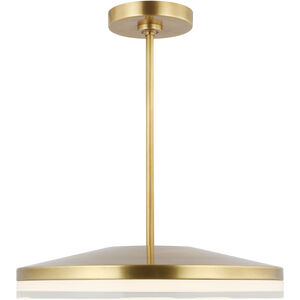 Sean Lavin Wyatt LED 16 inch Natural Brass Pendant Ceiling Light, Integrated LED