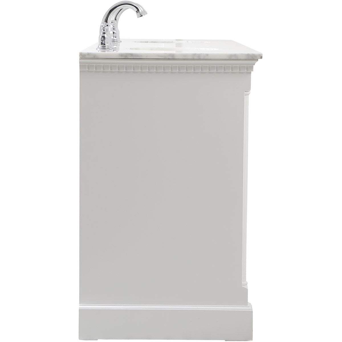 Clarence 72 X 22 X 35 inch White Vanity Sink Set