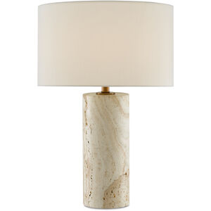 Vespera 25.5 inch 150 watt Antique Brass Table Lamp Portable Light