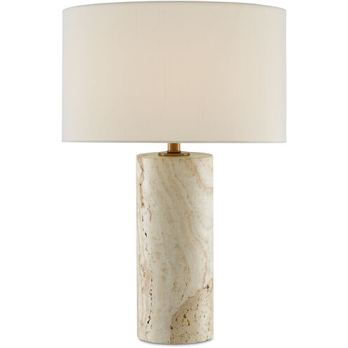 Vespera 25.5 inch 150 watt Antique Brass Table Lamp Portable Light