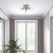Lansdale 3 Light 7 inch Brushed Nickel Flush Mount Ceiling Light