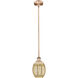 Edison Preston 1 Light 6.25 inch Antique Copper Mini Pendant Ceiling Light in Mercury