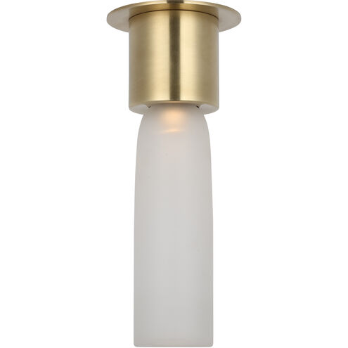 Kelly by Kelly Wearstler Volver 1 Light 4.5 inch Hand Rubbed Antique Brass Flush Mount Ceiling Light