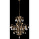 Tulipani 8 Light 38 inch Winter Brass Chandelier Foyer Light Ceiling Light
