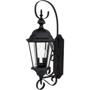 Carriage House 2 Light 27 inch Black Outdoor Wall Lantern