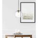 Baxter 1 Light 10 inch Satin Gold Pendant Ceiling Light