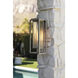 Coastal Elements Republic Outdoor Wall Mount Lantern in Satin Nickel, Non-LED, Estate Series