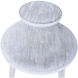 Cameron 25 X 20 inch Washed Grey Accent Table