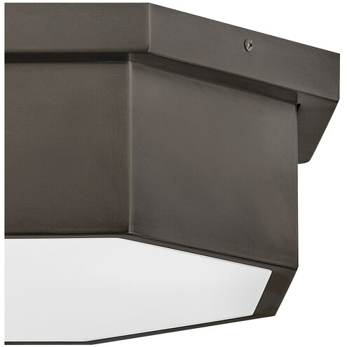 Facet 3 Light 17.5 inch Black Oxide Flush Mount Ceiling Light