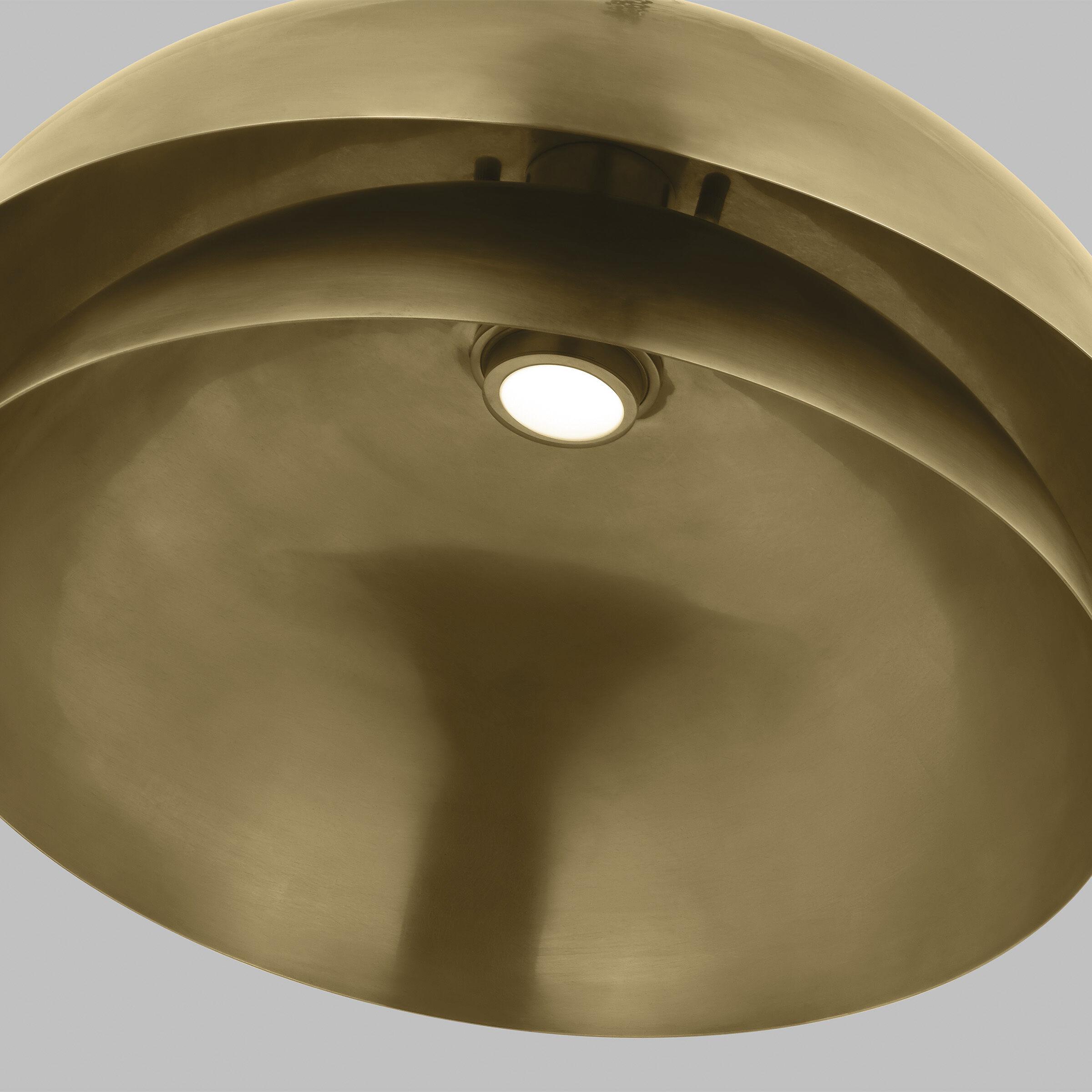 Sean Lavin Shanti LED 20.5 inch Natural Brass Flushmount Ceiling Light
