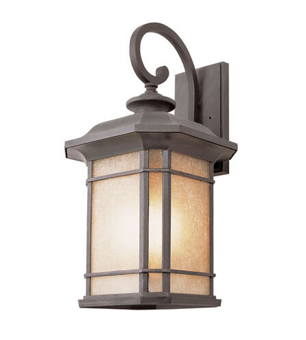 San Miguel 3 Light 20 inch Rust Outdoor Wall Lantern
