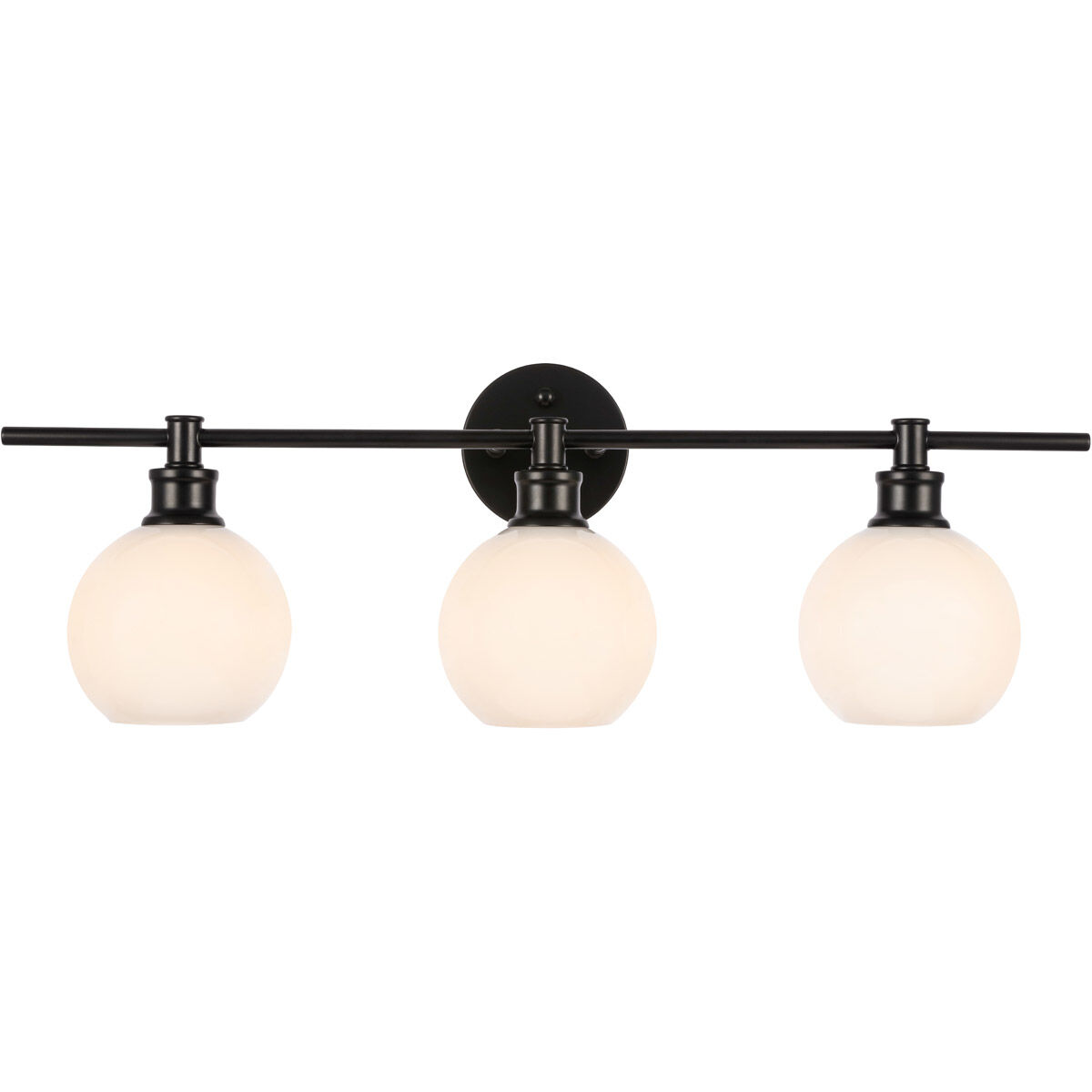 Syracuse 3 Light 28 inch Black Wall sconce Wall Light
