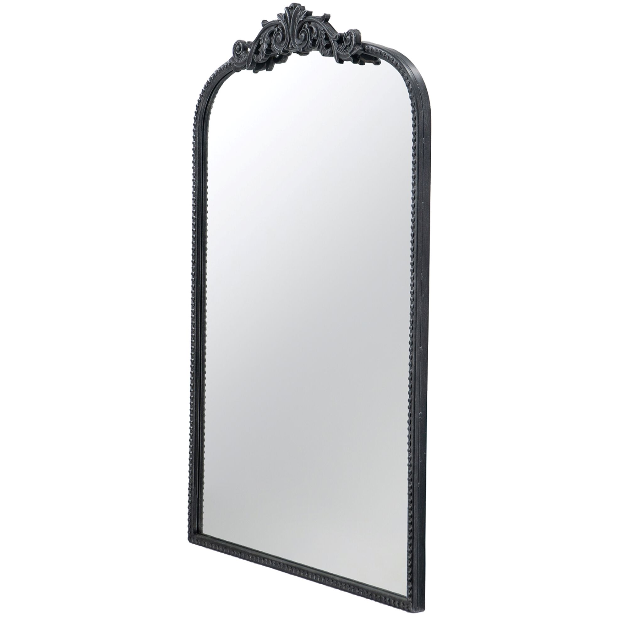 Baroque Inspired 36 X 24 inch Black Mirror